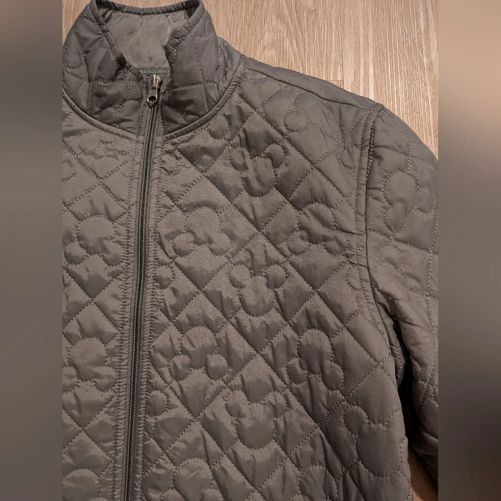 Disney Jacket Women's XS Mickey Mouse Quilted Full Zip